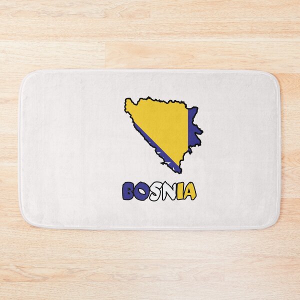 Item preview, Bosnia Flag Map designed and sold by AnimalsDH305.