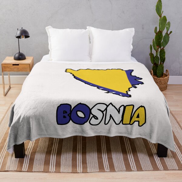 Item preview, Bosnia Flag Map designed and sold by AnimalsDH305.