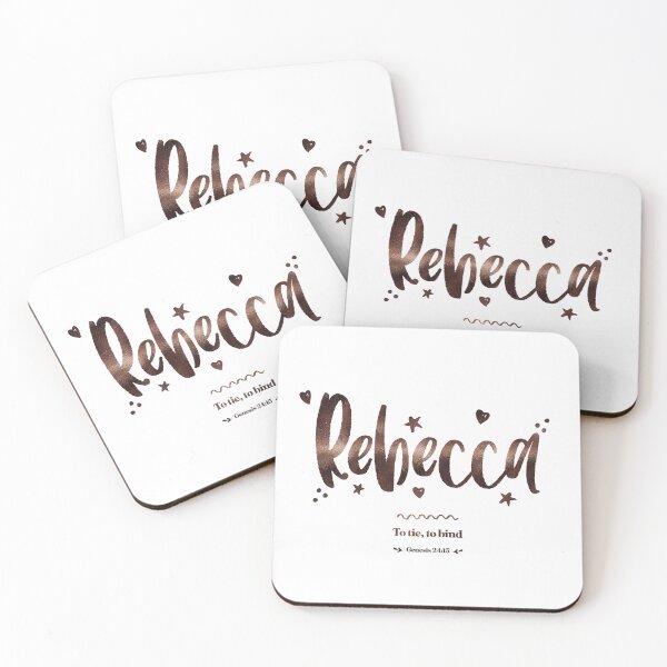 Item preview, Rebecca | Genesis 24 15 | To Tie To Bind | Christian Name with Biblical Meaning For Girl | Christian Name Collection designed and sold by Blessed Be Your Name.