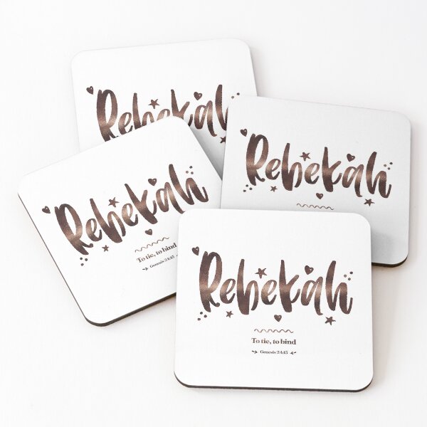 Item preview, Rebekah | Genesis 24 15 | To Tie To Bind | Christian Name with Biblical Meaning For Girl | Christian Name Collection designed and sold by Blessed Be Your Name.