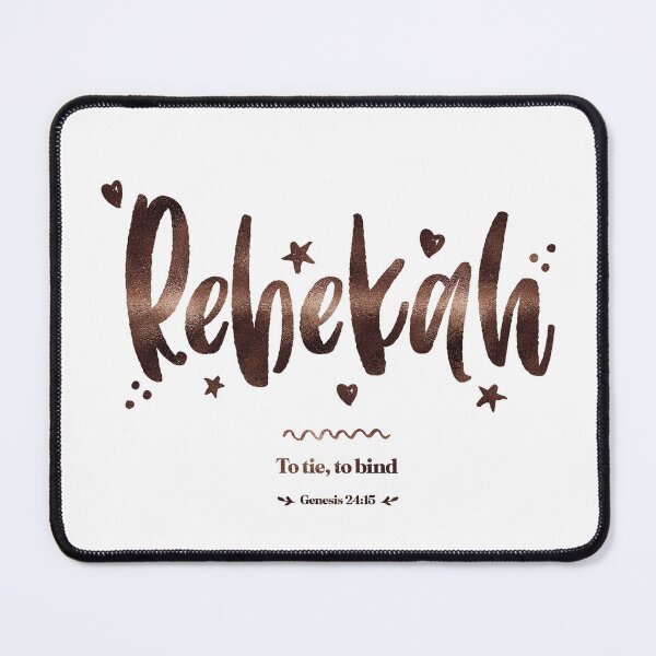 Item preview, Rebekah | Genesis 24 15 | To Tie To Bind | Christian Name with Biblical Meaning For Girl | Christian Name Collection designed and sold by Blessed Be Your Name.