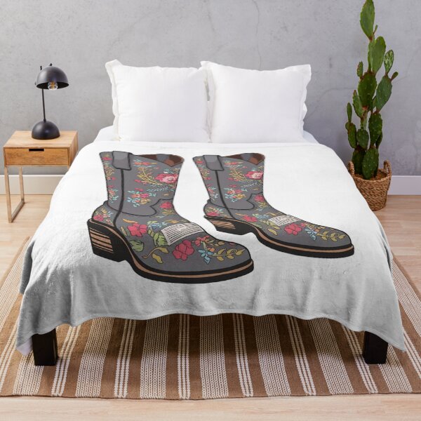 Item preview, Floral boots designed and sold by dreadsteve.