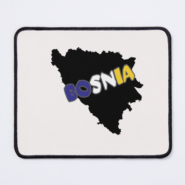Item preview, Bosnia Flag Map designed and sold by AnimalsDH305.