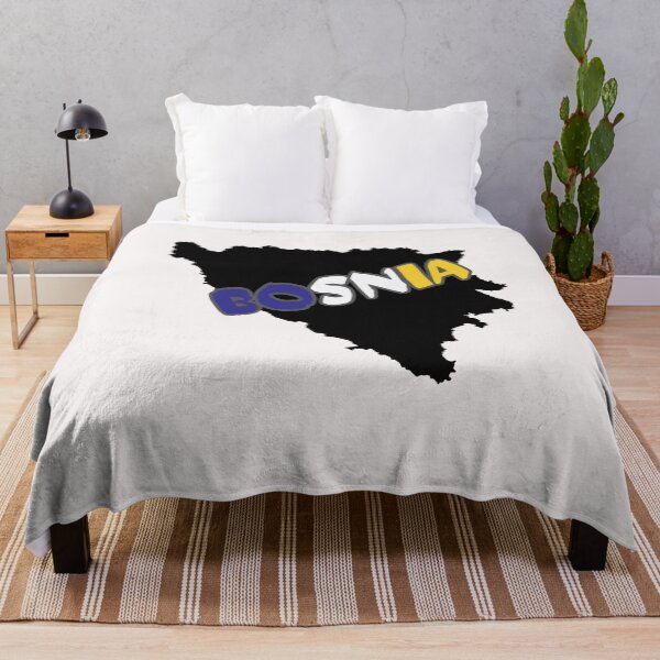 Item preview, Bosnia Flag Map designed and sold by AnimalsDH305.