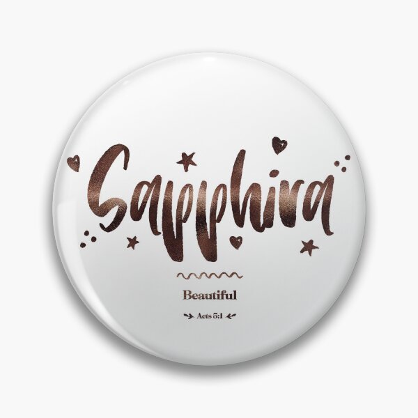 Item preview, Sapphira | Acts 5 1 | Beautiful | Christian Name with Biblical Meaning For Girl | Christian Name Collection designed and sold by Blessed Be Your Name.