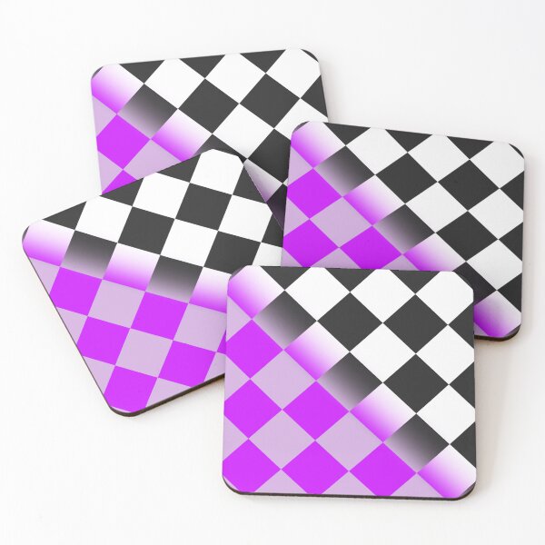 Item preview, Check pattern purple grey black designed and sold by thupho.