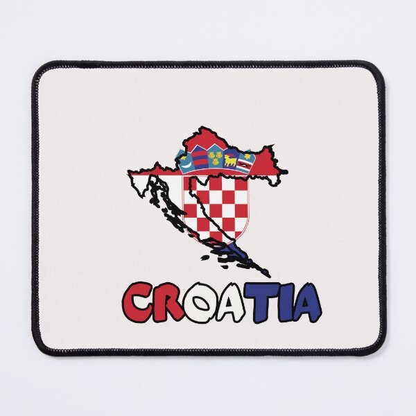 Item preview, Croatia Flag Map designed and sold by AnimalsDH305.