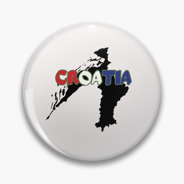 Item preview, Croatia Flag Map designed and sold by AnimalsDH305.