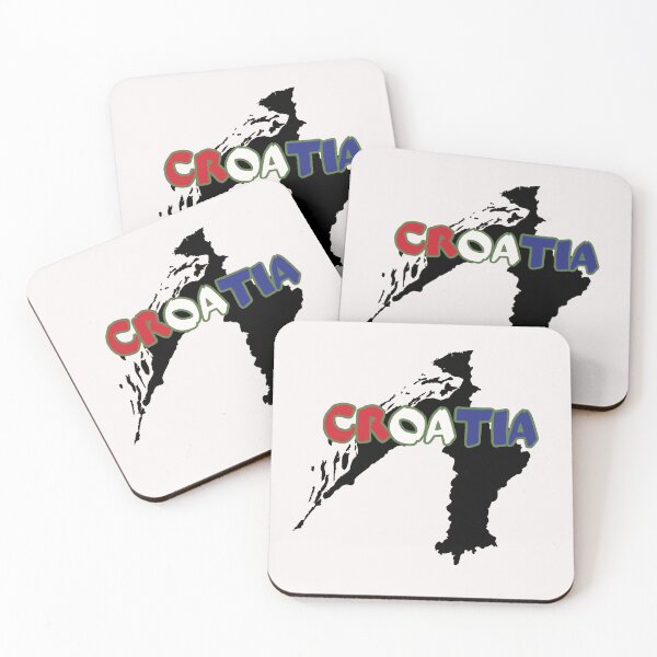 Item preview, Croatia Flag Map designed and sold by AnimalsDH305.