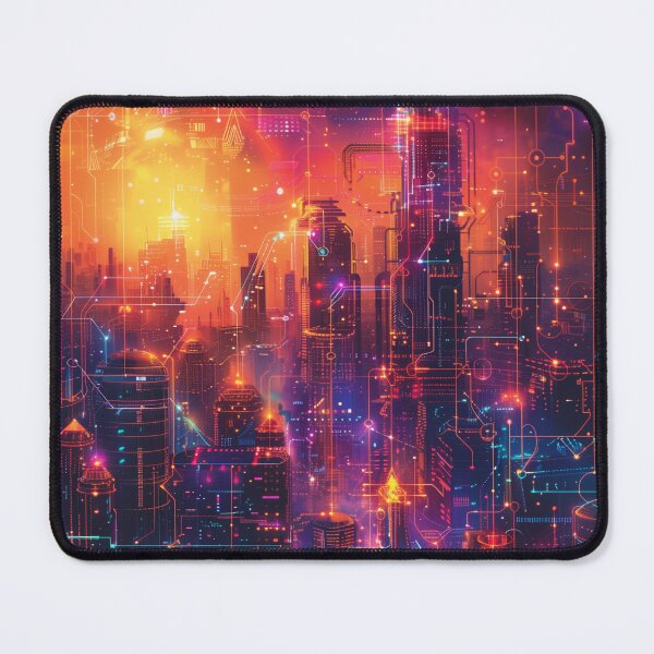 Item preview, Cyber Metropolis Circuit Dream designed and sold by palmyst.