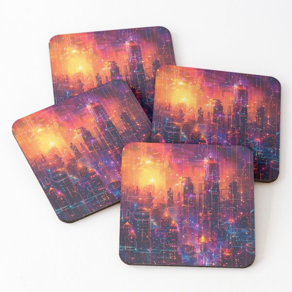 Item preview, Cyber Metropolis Circuit Dream designed and sold by palmyst.