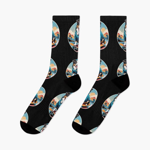 Item preview, Australian Shepherd Dog Skateboarding designed and sold by Ameiva-Apparel.