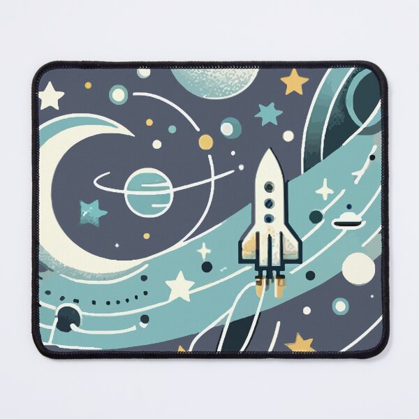 Item preview, Stellar Voyage - Whimsical Space Exploration Art designed and sold by FarBeyound.