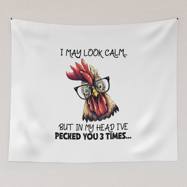 Item preview, Pecked You 3 Times... designed and sold by DavidBriot.