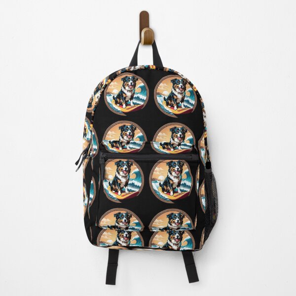 Item preview, Australian Shepherd Dog Surfing designed and sold by Ameiva-Apparel.