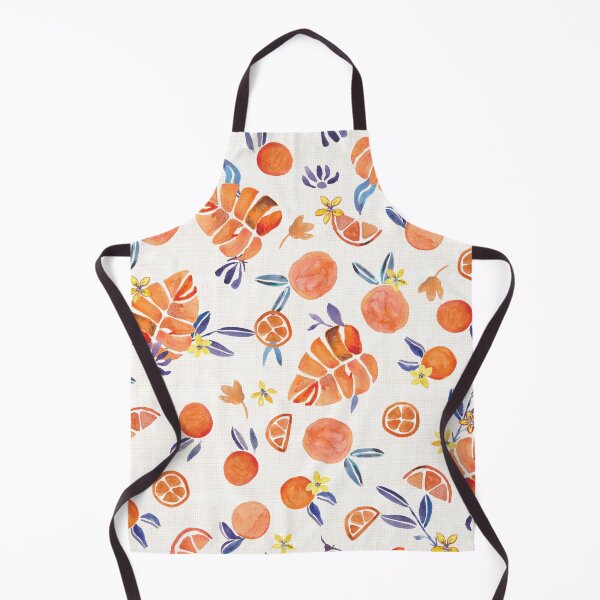 Item preview, Watercolor Sicilian Oranges Pattern designed and sold by aneladesigns.