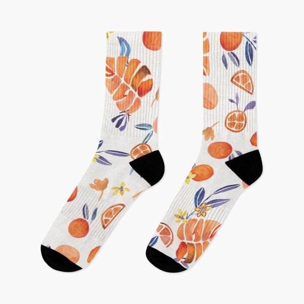 Item preview, Watercolor Sicilian Oranges Pattern designed and sold by aneladesigns.