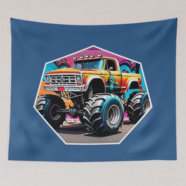 Item preview, Cool Graffiti Art Monster Truck designed and sold by TheArtOfPat.