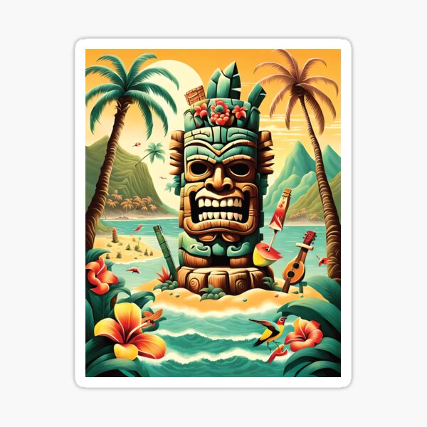Item preview, Tiki Beach designed and sold by MB-Hippo.