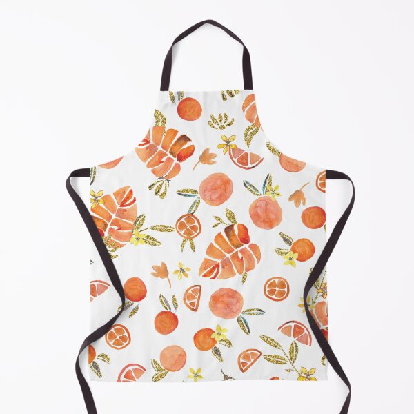 Item preview, Watercolor Sicilian Oranges Pattern with Glitter Effect designed and sold by aneladesigns.