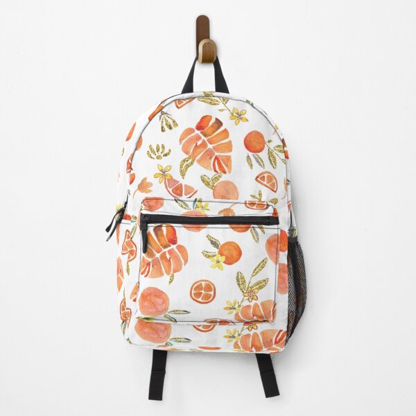 Item preview, Watercolor Sicilian Oranges Pattern with Glitter Effect designed and sold by aneladesigns.