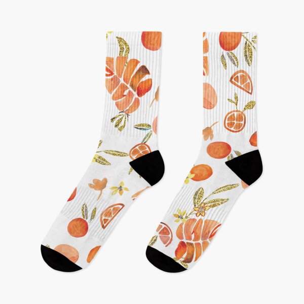 Item preview, Watercolor Sicilian Oranges Pattern with Glitter Effect designed and sold by aneladesigns.
