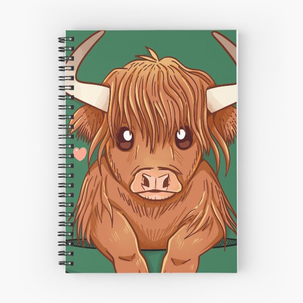 Item preview, Pocket Cute Scottish Highland Cow designed and sold by TechraNova.