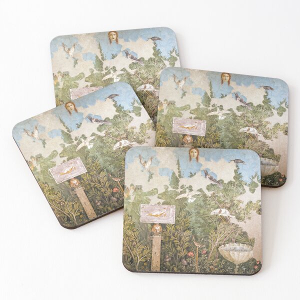 Item preview, Pompeian fresco depicting a garden designed and sold by likiska.