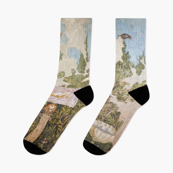 Item preview, Pompeian fresco depicting a garden designed and sold by likiska.