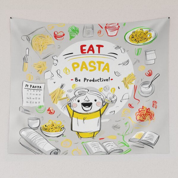Item preview, Pasta Productivity designed and sold by @ndrys.