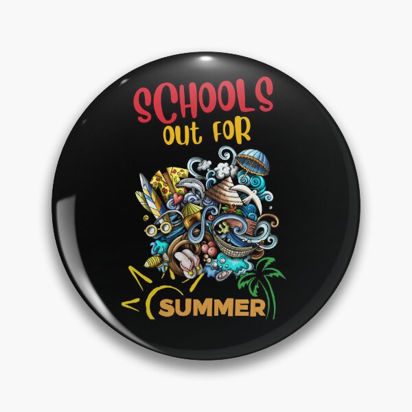 Item preview,  School Out Summer , School's Out For Summer , Peace Out School , Last Day of School , Retro Smiley Face , Teacher Summer Vacation, Beac designed and sold by Creativedsigna.