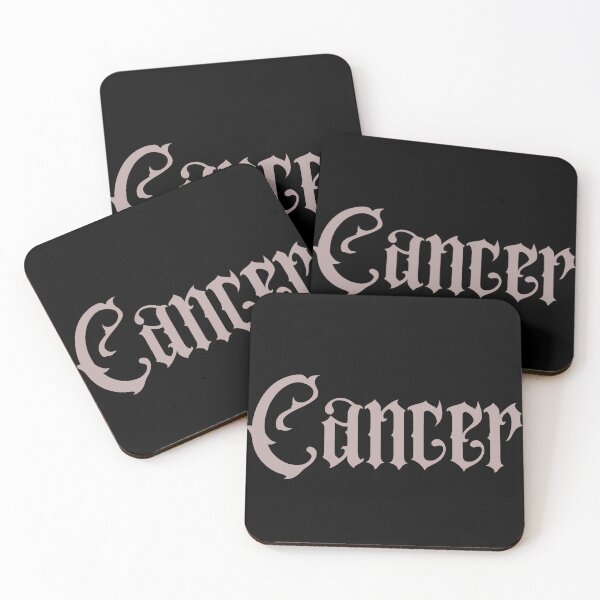 Item preview, Gothic Lettering Cancer Zodiac Sign designed and sold by Hellofriendco.