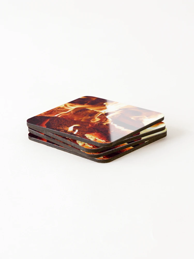 Thumbnail 4 of 5, Coasters (Set of 4), Fire designed and sold by Revulet.