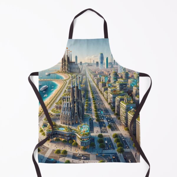 Item preview, Barcelona - Futuristic Cities designed and sold by Eric Nagel.