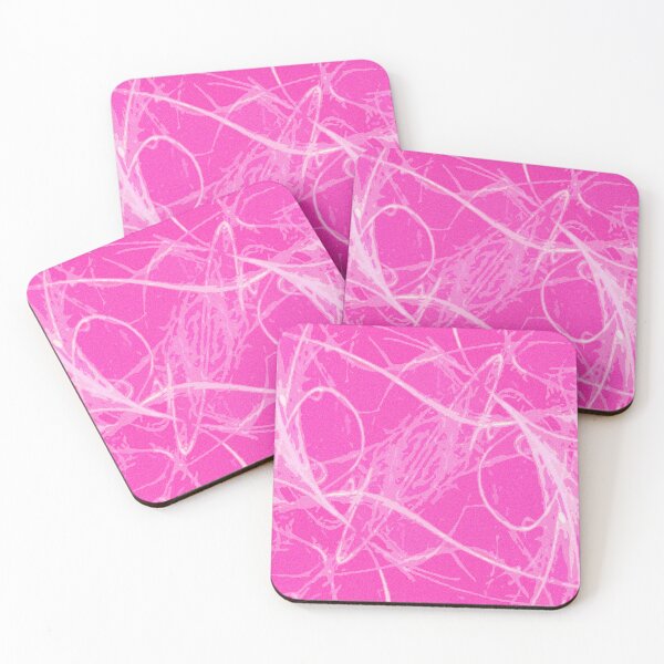 Item preview, Pink abstract art background texture with lightning strikes designed and sold by SpinklyCreations.