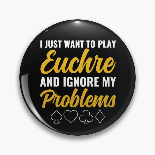 Item preview, Just want to Play Euchre Funny Euchre Card Game designed and sold by BlueBerry-Pengu.