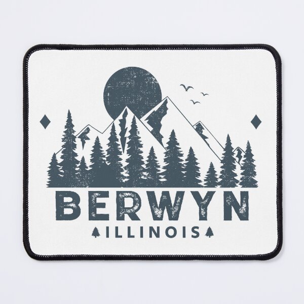 Item preview, Berwyn Illinois Mountain Souvenir designed and sold by Wild-Outside.