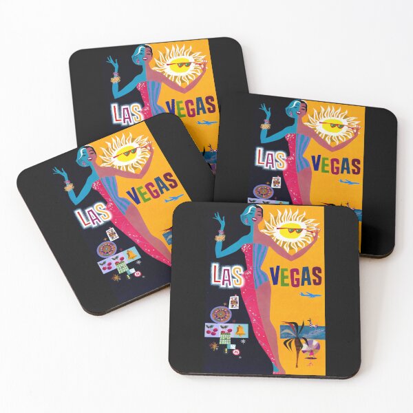 Item preview, Las Vegas Woman Sunshine & Night Life 1962 Travel Advertisement designed and sold by RocketshipRetro.
