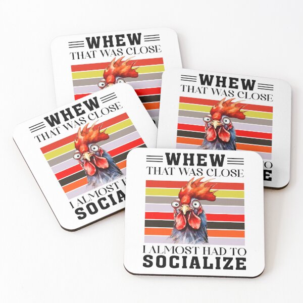 Item preview, Whew , that was almost, I almost socialized designed and sold by DavidBriot.