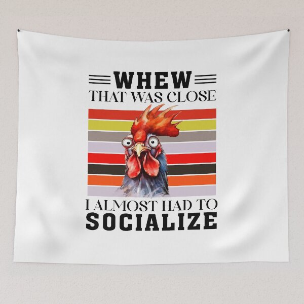Item preview, Whew , that was almost, I almost socialized designed and sold by DavidBriot.