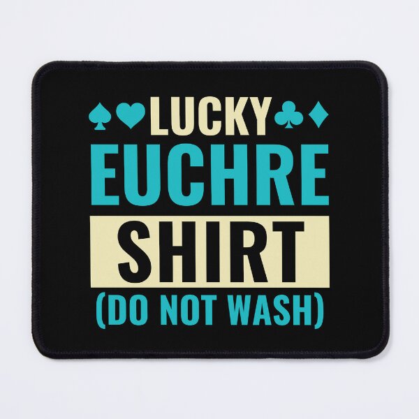 Item preview, Lucky Euchre Shirt Card Game Euchre designed and sold by BlueBerry-Pengu.