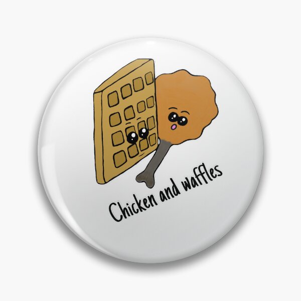 Item preview, Chickeeeeeen and waffles designed and sold by kitten1984.