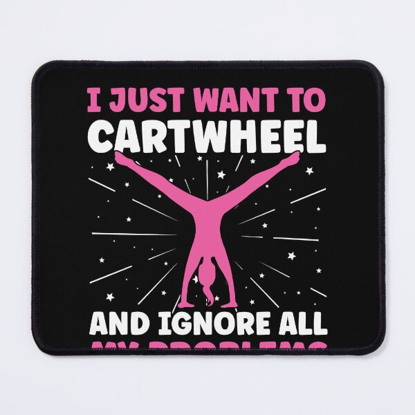 Item preview, Cartwheel and ignore all of my Problems Funny Gymnast Women designed and sold by BlueBerry-Pengu.