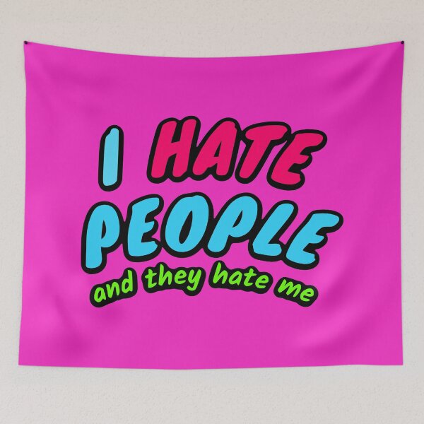 Item preview, I Hate People designed and sold by BobGlowdesigns.