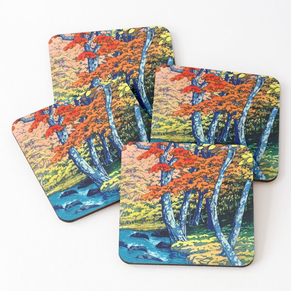 Item preview, Autumn in Oirase, Japan 1933 Kawase Hasui  designed and sold by RocketshipRetro.