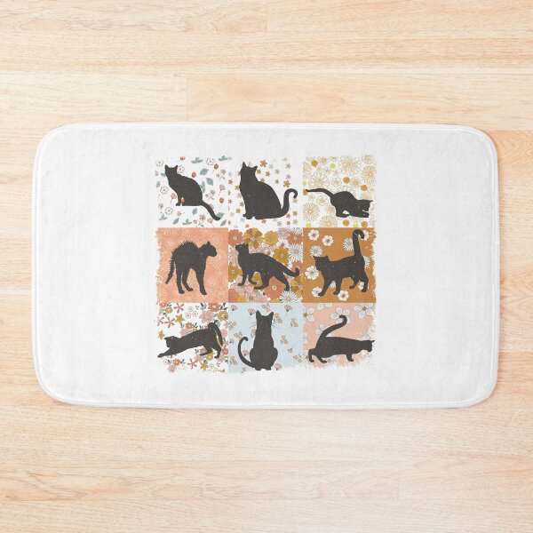 Item preview, Cat floral. Cat silhouette design designed and sold by godleo.