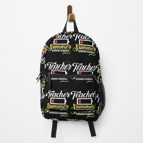 Item preview, Teacher Summer Recharge Required, Last day School Women Funny, Graduation designed and sold by FloraPlantTees.