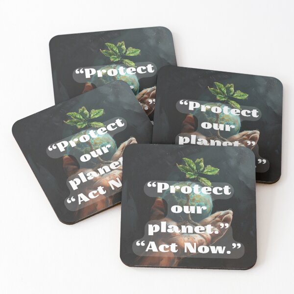Item preview, “Protect our planet” “Act Now” designed and sold by Mykhailov.