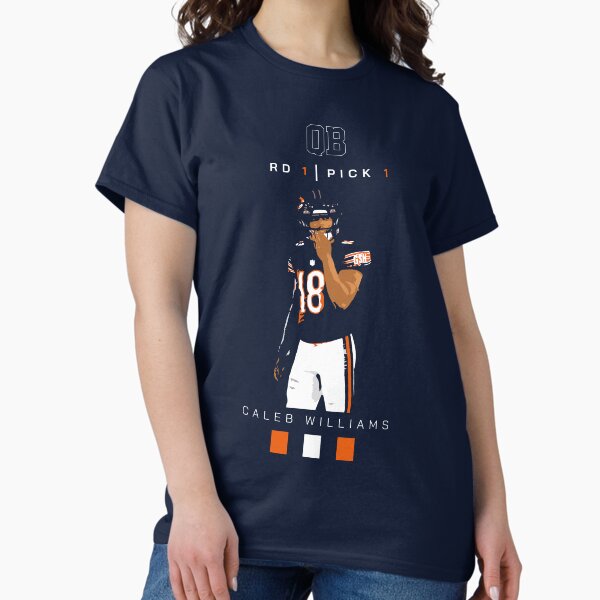 Aperçu de l'œuvre Caleb Williams QB Bears #18 - Round 1 Pick 1, impression créée et vendue par Bear Creative.