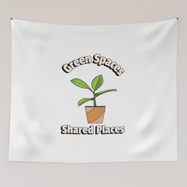 Item preview, Green Spaces Community Gardening Enthusiasts Urban Plant Aesthetic designed and sold by SvenJ94.